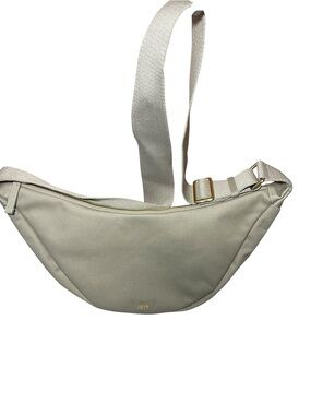 July Bag-Canvas Cream Crossbody Belt Bag -